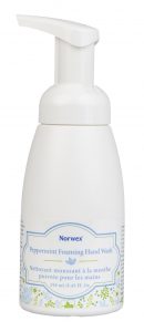 Norwex Peppermint Foaming Hand Soap is naturally and smells amazing!!