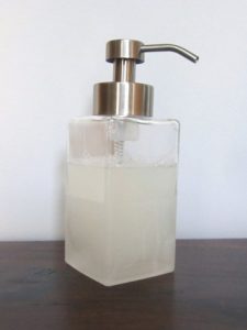 Peppermint Foaming Hand Wash Refill in a pretty bottle!