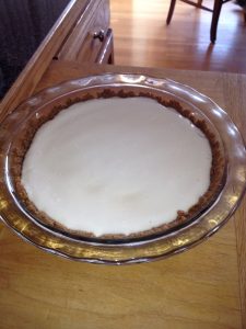 Gluten Free Dairy Free Cheesecake in Graham Craker Crust