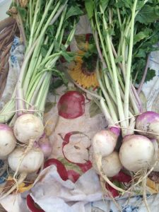 Farmers Market root vegetables