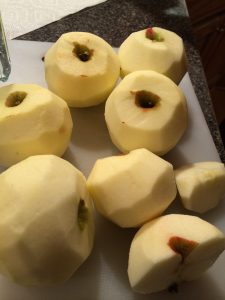 Cored Apples for Gluten-Free Apple Crisp