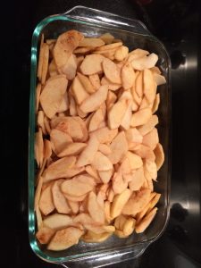 Apples Arranged for Gluten-Free Apple Crisp