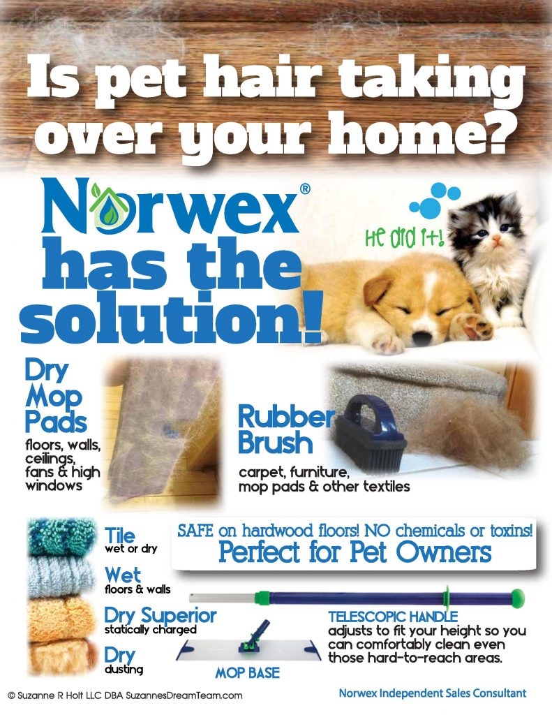 Norwex Pet Hair Solution
