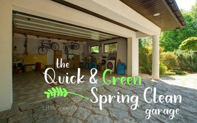 The Quick and Green Spring Clean: The Garage, Outside, and your Cars