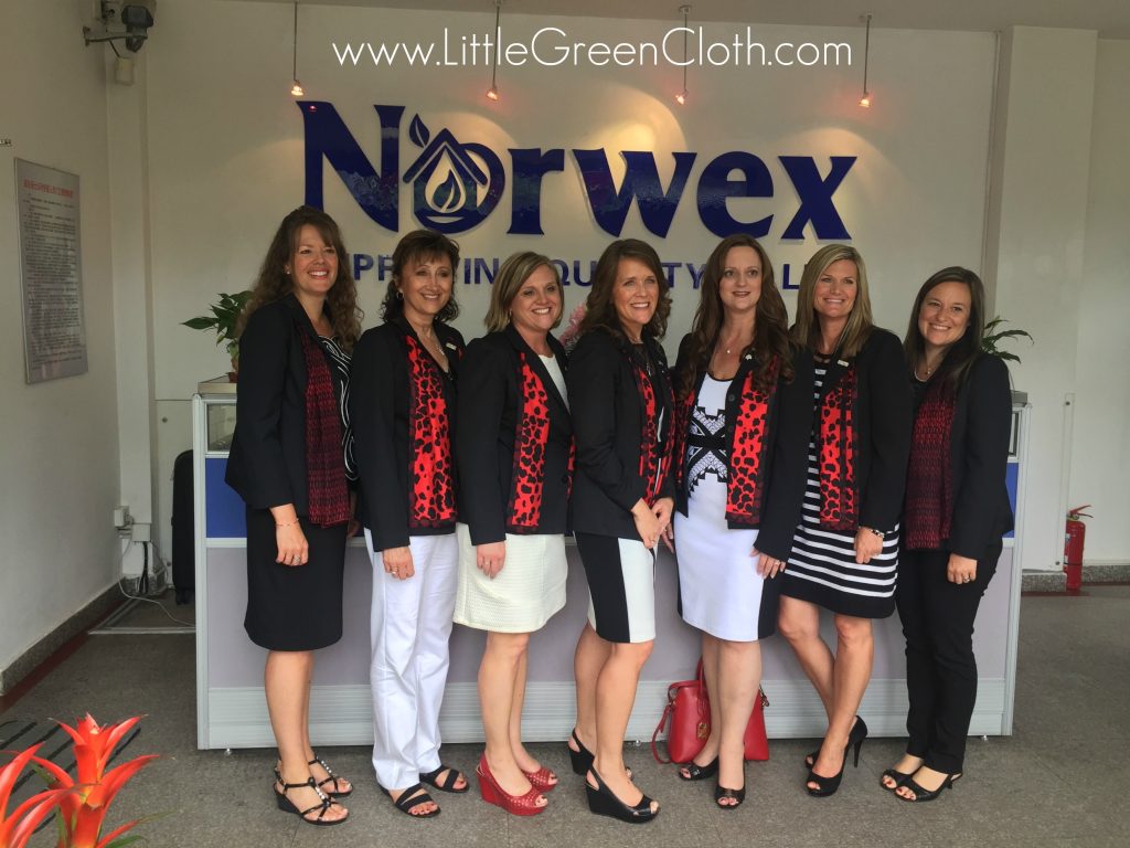 Norwex leadership visits factory in China