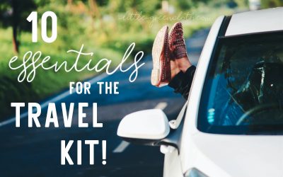 Ten Car Travel Kit Essentials for Road Trips with Kids!
