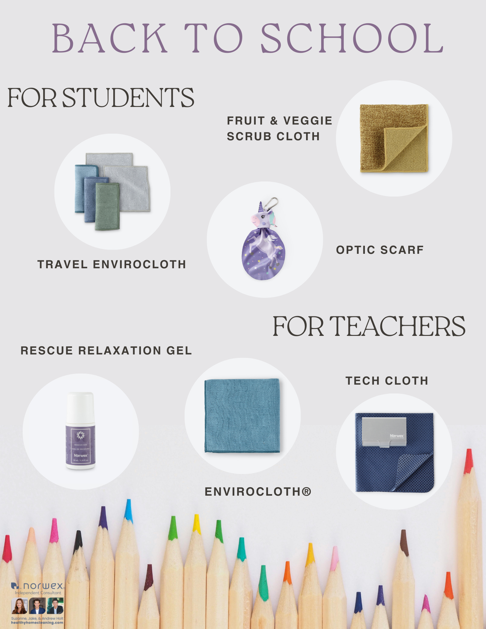 Go Back to School with these Norwex Essentials!