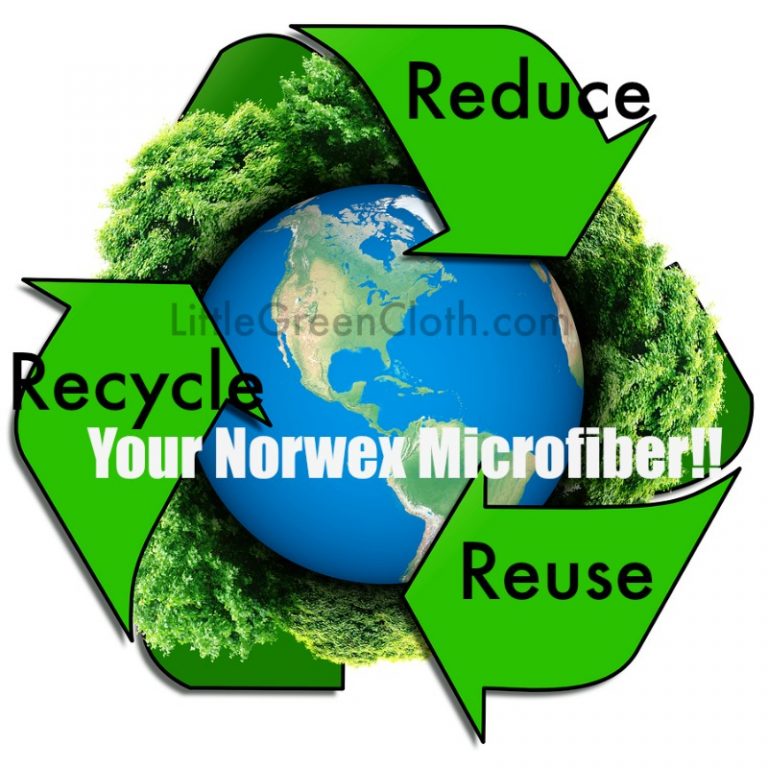 Reduce, Reuse, and Recycle Microfiber!