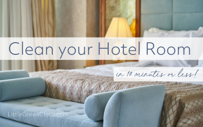 Naturally Clean your Hotel Room in 10 Minutes!