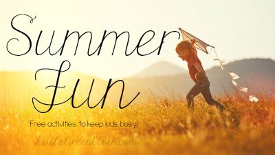 Stay tuned for ideas to keep your kids busy for FREE all summer long!