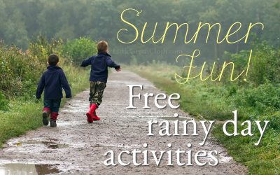 Summer Fun: FREE Rainy Day Activities