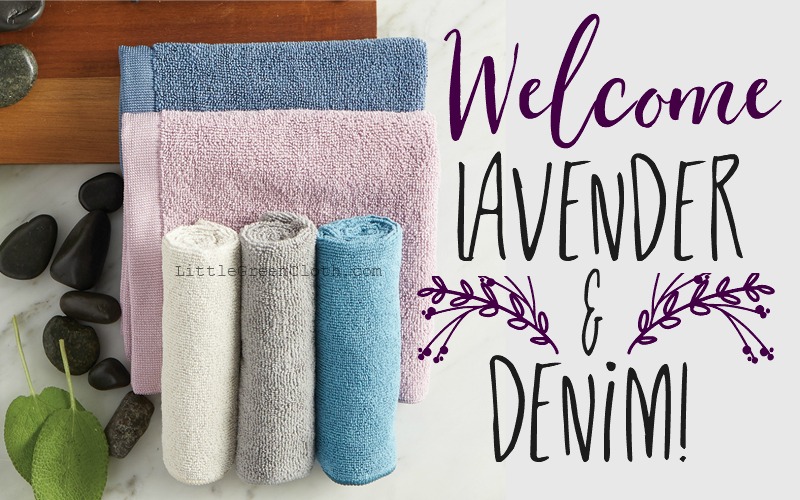 Create New Combinations with Lavender and Denim Towel Colors! - Little  Green Cloth