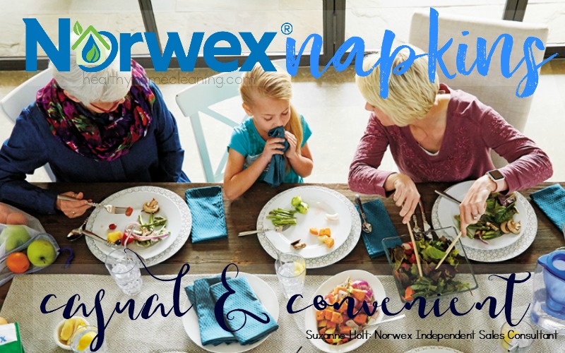 Norwex napkins are casual and convenient