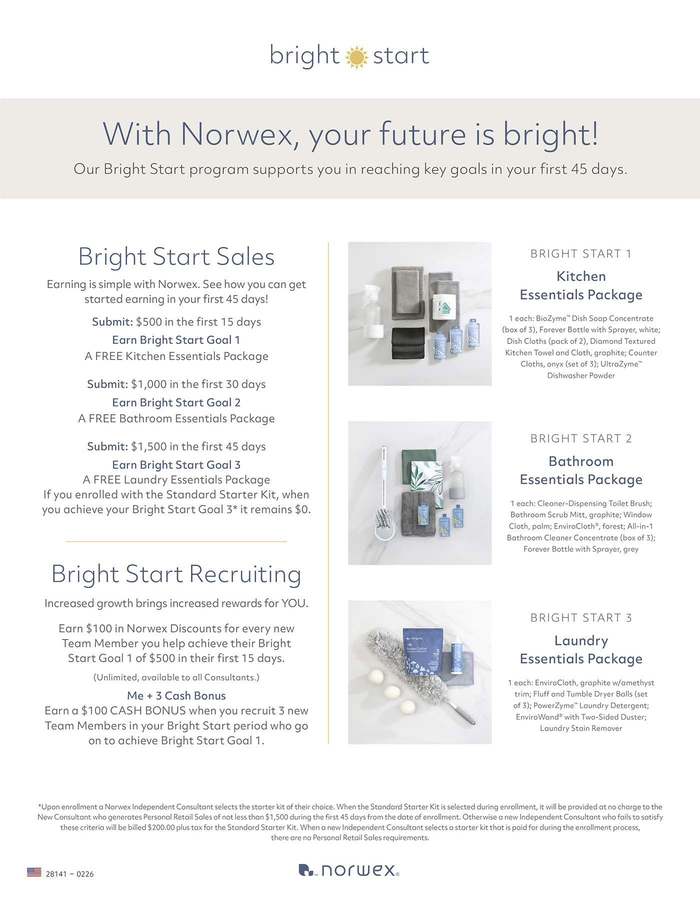 Norwex Bright Start 