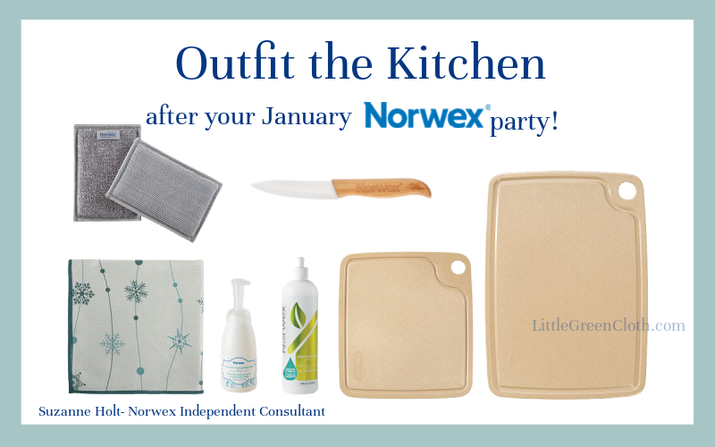 Outfit your Kitchen for New Year Resolutions after your January Norwex Party!