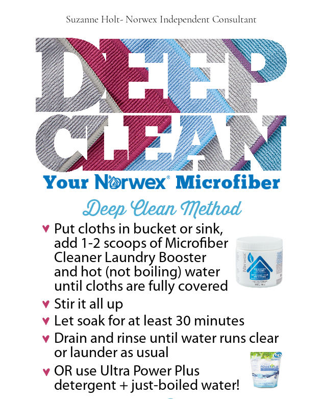 Stinky, Smelly Norwex Cloths? • How to Deep Clean Norwex Microfiber!