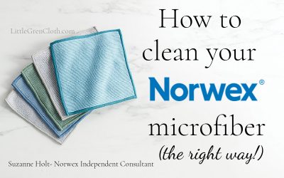 How to clean Norwex microfiber