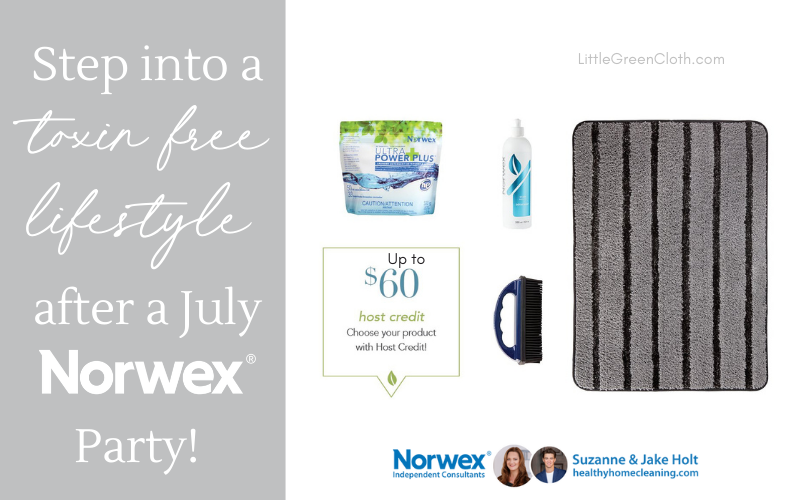 Step into a Toxin Free Lifestyle after your July Norwex Party!
