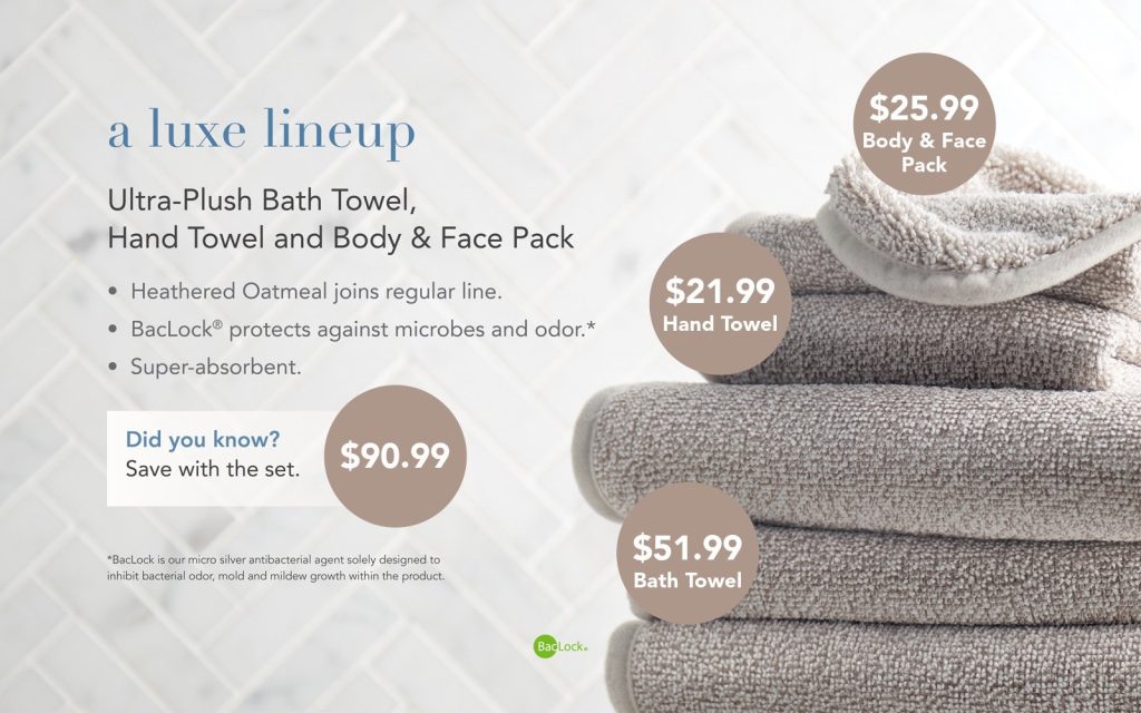 Norwex Towel Set Bath Towel, Hand Towel, Face and Body Pack