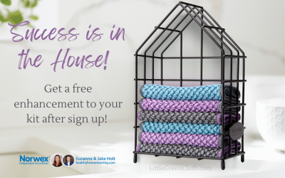 Start your Business in Time for Spring Cleaning and Get a FREE Norwex LE Counter Cloths Set!