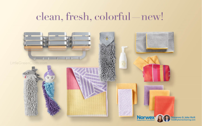 Just launched- Clean and Colorful Spring Norwex Collection!