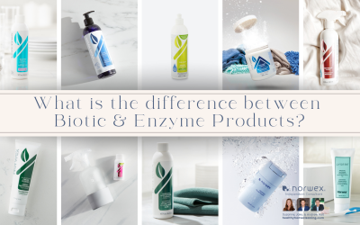 What is the difference between Norwex’s Biotic and Enzyme Products?