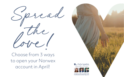 Choose from 3 Ways to Open a Norwex Account in April to Spread Love this Earth Day!
