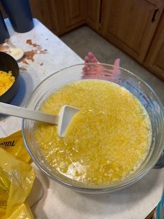 Mexican Cornbread ingredients