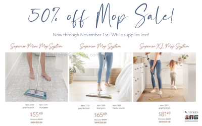 50% off mop sale