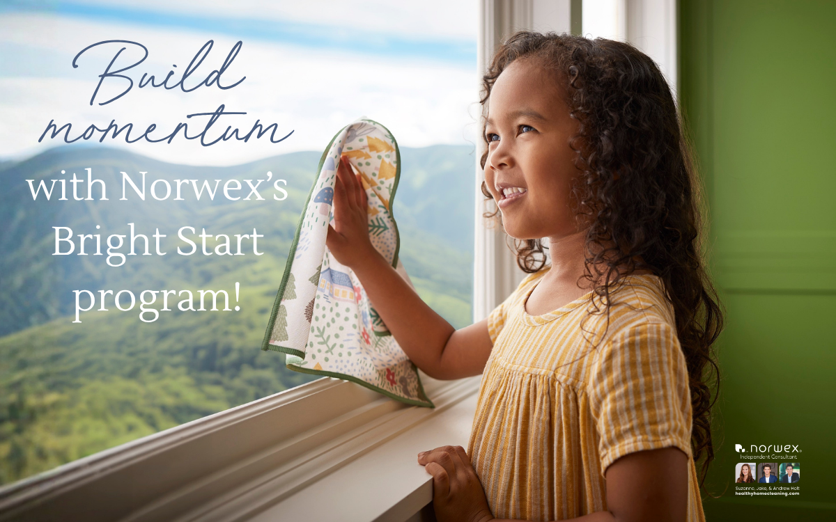 earn rewards with Norwex's Bright Start program